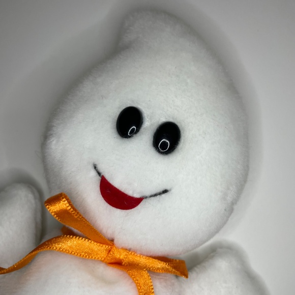 Ty spooky the ghost mislabeled tush tag radar rare tag error pvc pellets - Picture 4 of 5